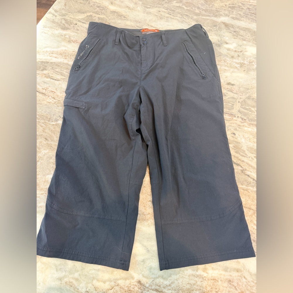 Merrell Women’s Hiking Capri Pants | Stretch Performance | Charcoal | Size 12